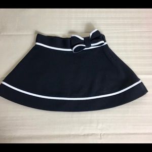Janie and Jack black bow skirt size 3T